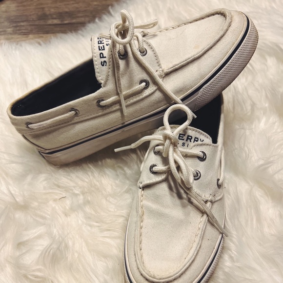 White Sperry Top Siders - Picture 2 of 3
